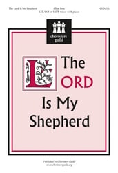 The Lord Is My Shepherd SATB choral sheet music cover Thumbnail